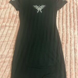 Theory Black Dress with White Accents